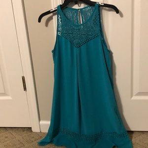 Teal dress